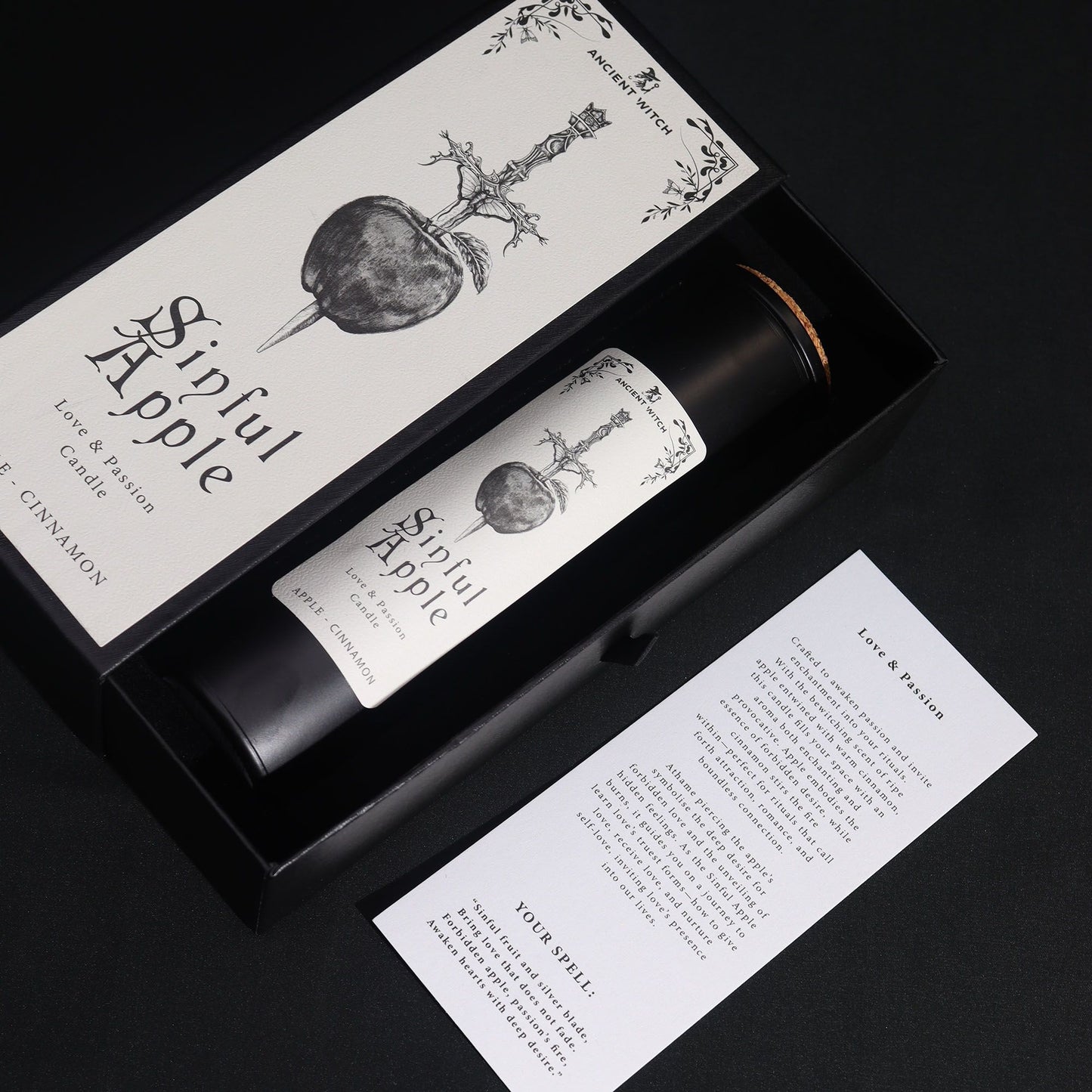 Velas Purificadoras de Brujas Antiguas - Manzana pecaminosa